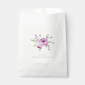 Romantische Pastell-Blumen Geschenktütchen (Vorderseite)