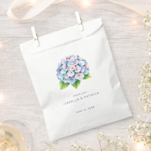 Romantische Pastell-Blumen-Hortensie Geschenktütchen