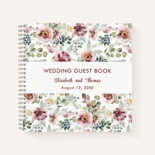 Romantische Pastell-Rose Blumenladen Notizblock (Vorderseite)