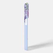 Romantische Pastelle Blue Wisteria Monogram Script Case-Mate iPhone Hülle (Rückseite / Rechts)