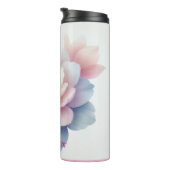 Romantische Pastellfarben Pink Personalisiert Thermosbecher (Nach rechts gedreht)