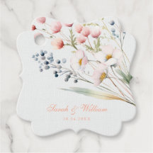 Romantische pastellfarbene Blumen-Hochzeitsgeschen