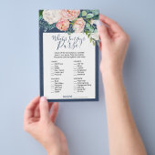 Romantische Peonies | Blau Was ist in deinem Hands Flyer (Handgriff)