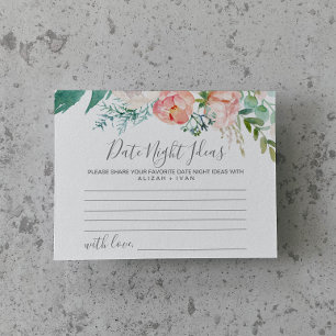 Romantische Peonies Date Night Ideale Karten