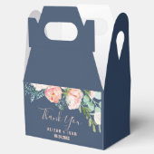 Romantische Peony-Blume | Blue Vielen Dank Geschenkschachtel (Geöffnet)