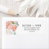 Romantische Peony-Blume Hochzeit (Insitu)