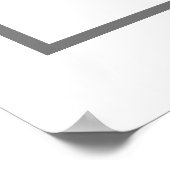 Romantische Peony-Blume Hochzeiten Foto-Prop-Rahme Poster (Ecke)