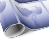 Romantische Periwinkle Geschenkpapier (Rolleneckpunkt)