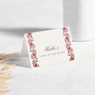 Romantische Perl-Schwan-Blumen-Hochzeitsplatzkarte Tischnummer