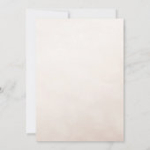 Romantische Perlen aus Weißem Brautparty Einladung (Rückseite)