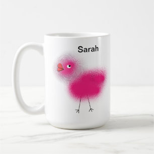 Romantische Personalisierte Rosa Kick I Liebe Gift Kaffeetasse