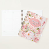 Romantische personalisierte rosa Rose Planer (Anzeige)