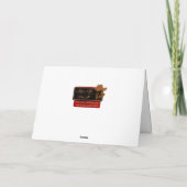 Romantische Pferderennkarte Valentine Feiertagskarte (Rückseite)