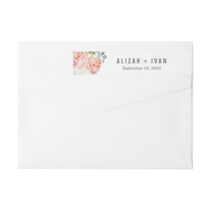 Romantische Pfingstrosen-Blumen, die Verpackung um