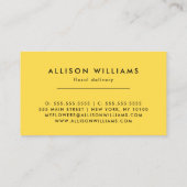 Romantische Pink Bike Blumenzustellung Blume Visitenkarte (Rückseite)