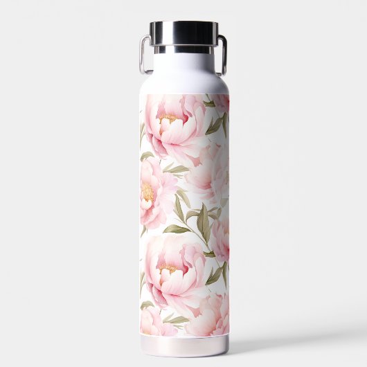 Romantische Pink Peony Trinkflasche (Vorne)