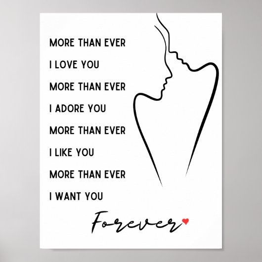 Romantische Poesie Illustration Zeichnend Kunst Poster (Vorne)