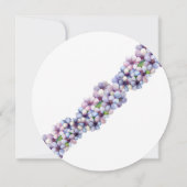 Romantische Poetic Lilac Hochzeit der Flora Save The Date (Rückseite)