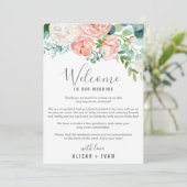 Romantische Ponys Begrüßungsschreiben und Reiserei Programm (Stehend Vorderseite)