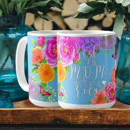 Romantische Ponys Garden Blue Best Mama Kaffeetasse