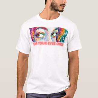 Romantische Pop-Art-Augen T-Shirt