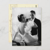 Romantische Postkarte (Vorne/Hinten)