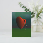 Romantische Postkarte (Stehend Vorderseite)