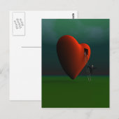 Romantische Postkarte (Vorne/Hinten)