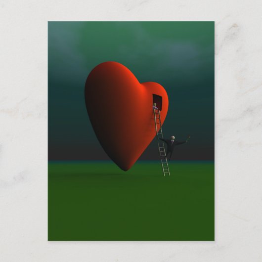 Romantische Postkarte (Vorderseite)