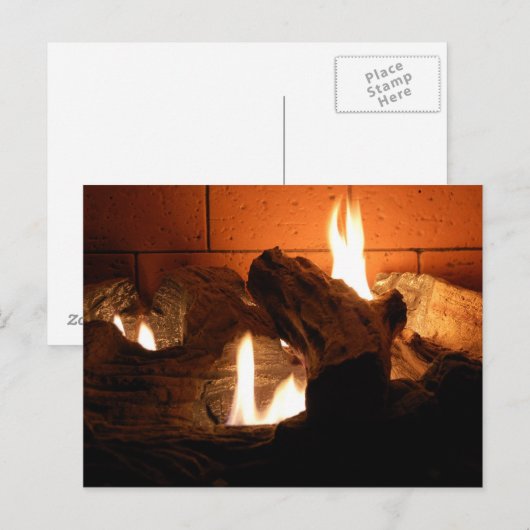 Romantische Postkarte (Vorne/Hinten)