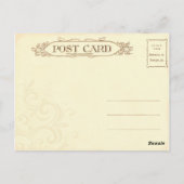Romantische Postkarte für Paare (Rückseite)