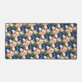 Romantische PulverRote Rosen Schreibtischunterlage