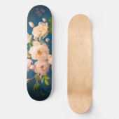 Romantische PulverRote Rosen Skateboard (Vorderseite)