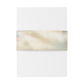 Romantische Pumpkin-Wappen Monogram Wedding Einladungsbanderole (Rückseitenbeispiel)