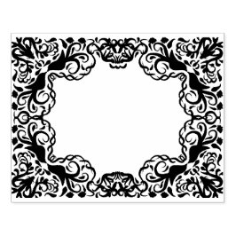 Romantische Rahmenvögel Gummistempel