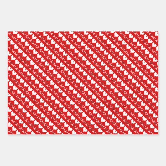 Romantische Raten Geschenkpapier Set (Vorderseite)