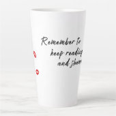 Romantische Reader-Tasse Milchtasse (Vorderseite)