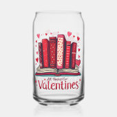 Romantische Reading Vibes Cosy Valentine Geschenk Dosenglas (Vorderseite)