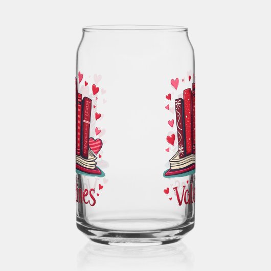 Romantische Reading Vibes Cosy Valentine Geschenk Dosenglas (Rechts)