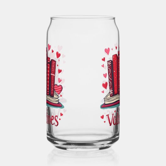 Romantische Reading Vibes Cosy Valentine Geschenk Dosenglas (Links)