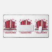 Romantische Reading Vibes Cosy Valentine Geschenk Schreibtischunterlage (Tastatur & Maus)