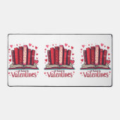 Romantische Reading Vibes Cosy Valentine Geschenk Schreibtischunterlage (Vorderseite)