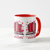 Romantische Reading Vibes Cosy Valentine Geschenk Tasse (VorderseiteRechts)
