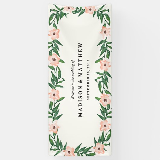 Romantische Reben Banner (Vertikal)