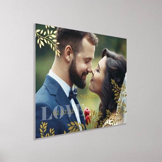 Romantische Reben Hochzeitstag Foil Prints Foliendrucke (Ablage )