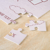 Romantische Red Hearts Puzzle-Geschenke Puzzle (Seite)