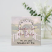 Romantische Regencycore-Romantik aus dem 19. Jahrh Save The Date (Stehend Vorderseite)