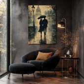 Romantische Regenwald - Kohlebergbau Poster