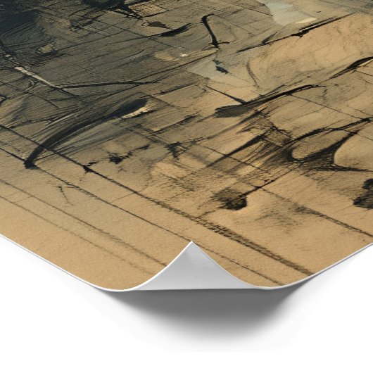 Romantische Regenwald - Kohlebergbau Poster (Ecke)