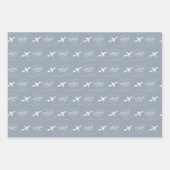 Romantische ReiseTHeme Passport Briefmarke Karte Geschenkpapier Set (Vorderseite 2)